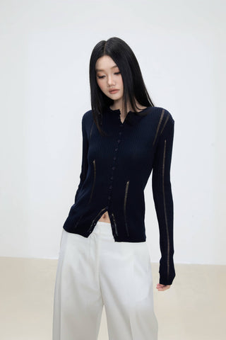 casual knit top