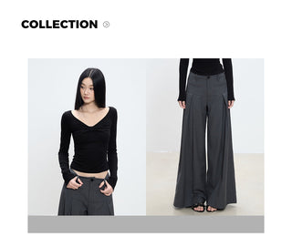 black bottoming shirt