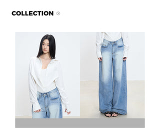 fake two-piece top