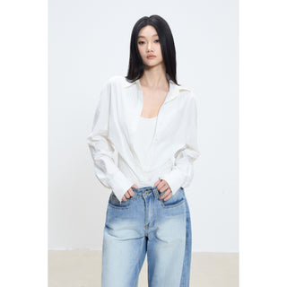 fake two-piece top