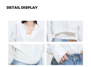 fake two-piece top