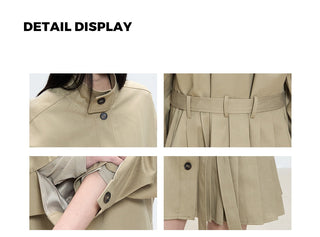 mid-length trench coat