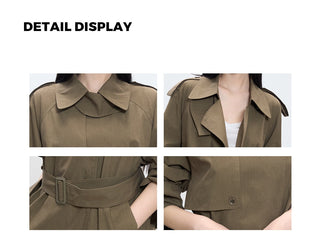 mid-length trench coat