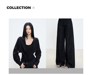 fake two-piece top