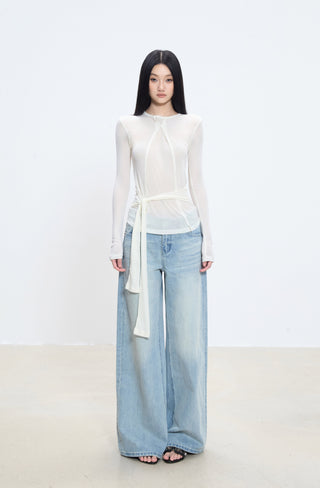 slim blouse top