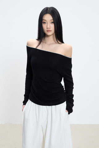 strapless shoulder top