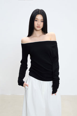 strapless shoulder top