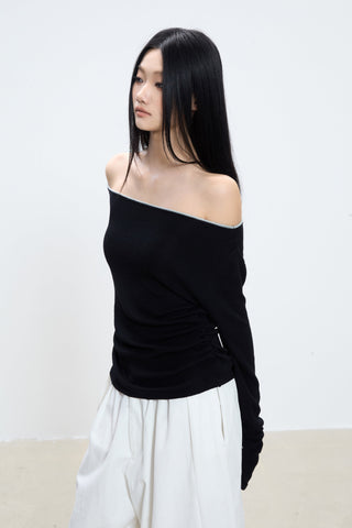 strapless shoulder top
