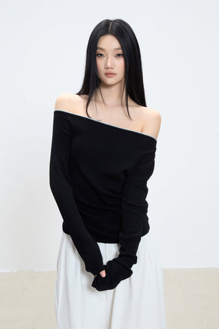 strapless shoulder top