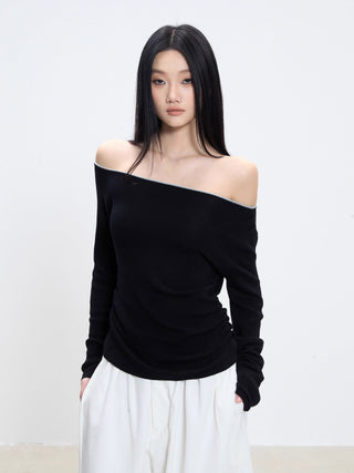 strapless shoulder top