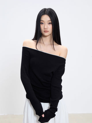 strapless shoulder top