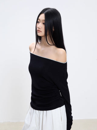 strapless shoulder top
