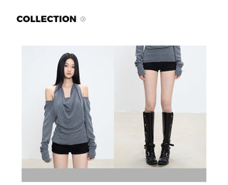 halter sweater top
