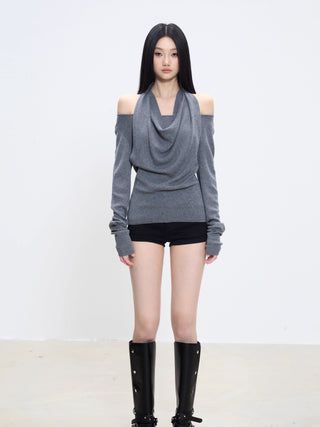 halter sweater top