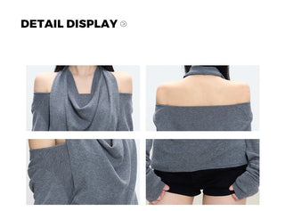 halter sweater top