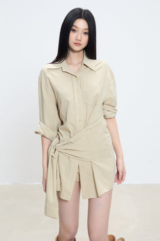 mid-length shirt top