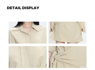 mid-length shirt top