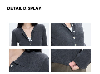 polo knit top