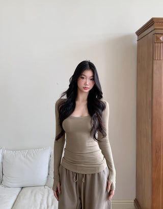 wide-leg casual pants