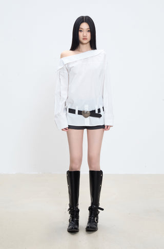 cold-shoulder top