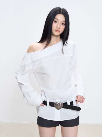 cold-shoulder top