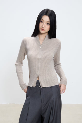 slim cardigan coat
