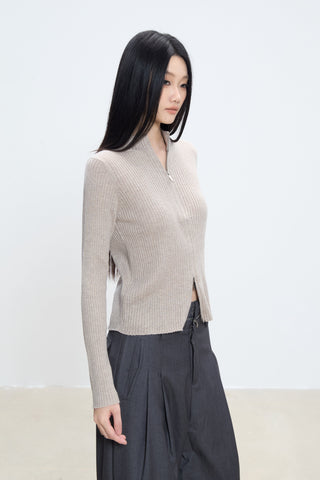 slim cardigan coat