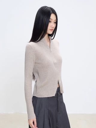 slim cardigan coat