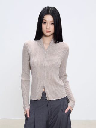 slim cardigan coat