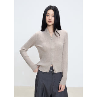 slim cardigan coat