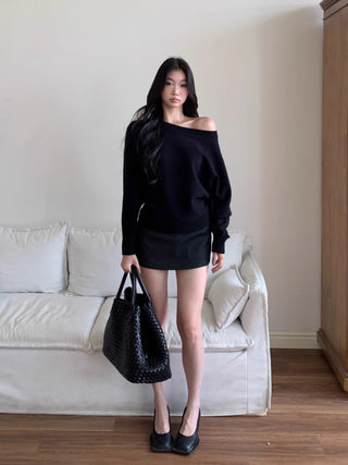 strapless sweater top
