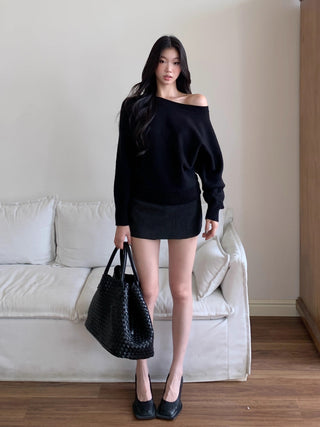 strapless sweater top