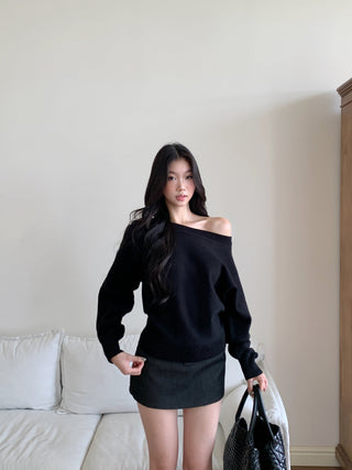 strapless sweater top