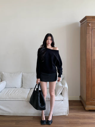 strapless sweater top