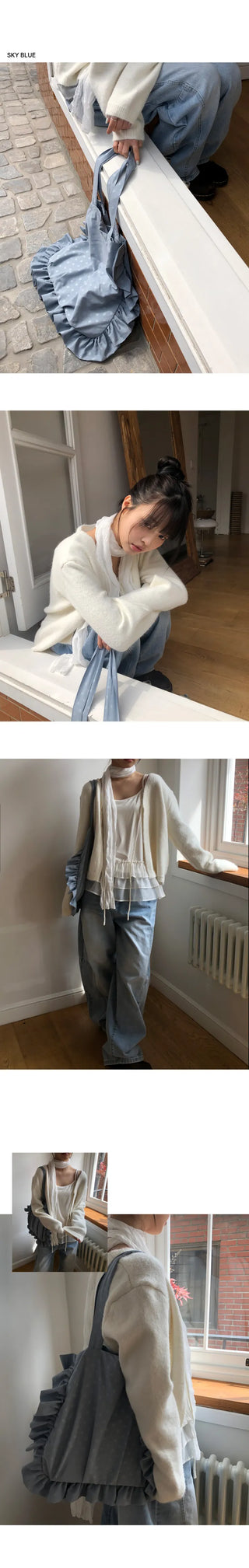 Gael Dot Frill Shoulder Bag