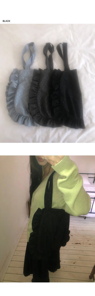 Gael Dot Frill Shoulder Bag