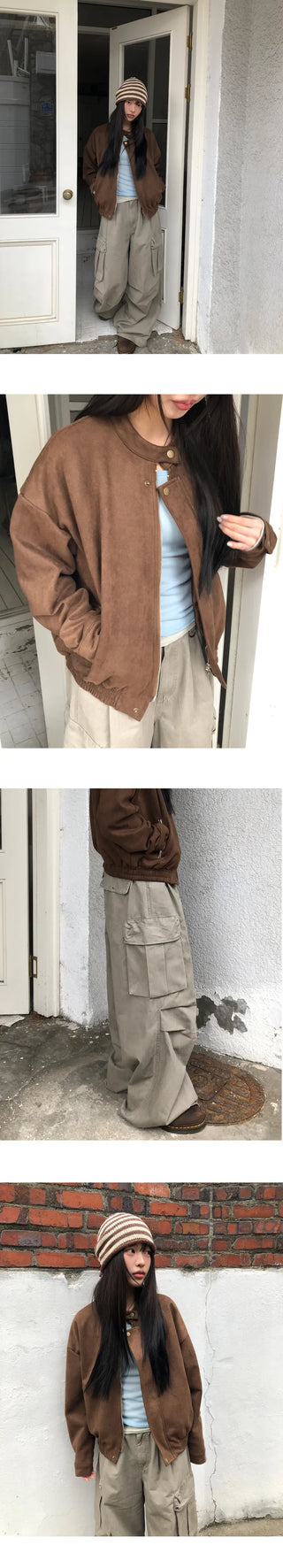 Karok Two-Pintuck Cargo Wide Pants