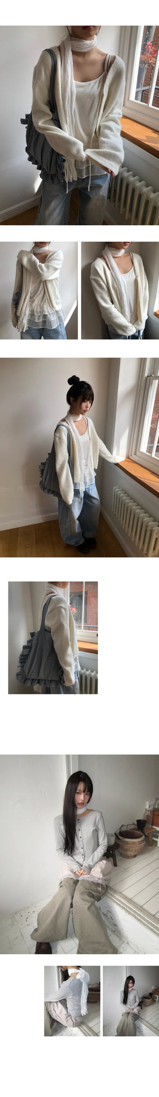 Kian Wrinkle Chiffon Scarf