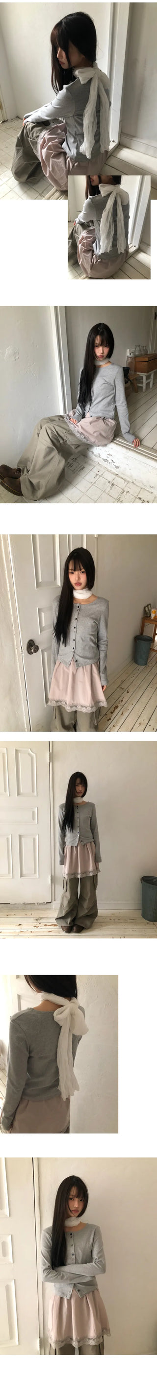 Kian Wrinkle Chiffon Scarf