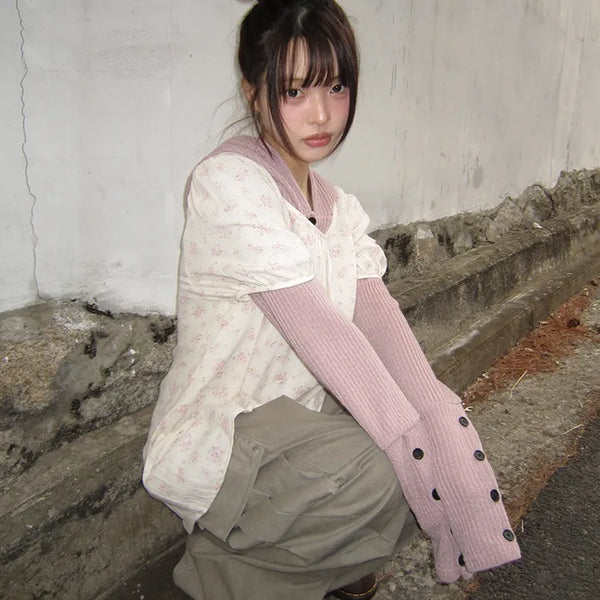 Arell Flower Short Sleeve Mini Dress