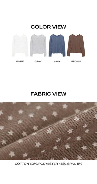 Raz Vintage Star Long Sleeve T-shirt