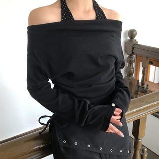 Illun Dot Layered Long Sleeve T-shirt