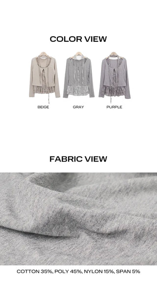 Tevin Check Cardigan Set