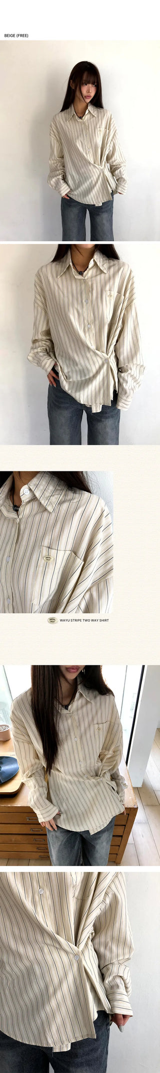 Wayuu Stripe Two-way Shirt