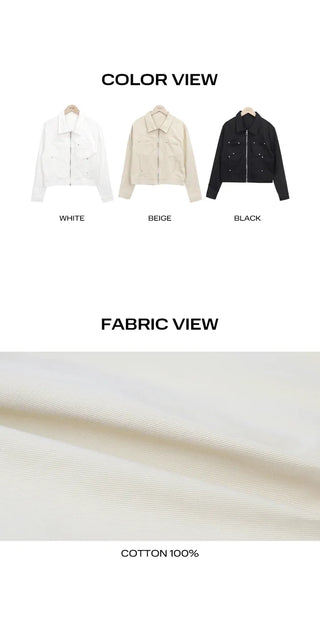Reel Studded Point Cotton Jacket