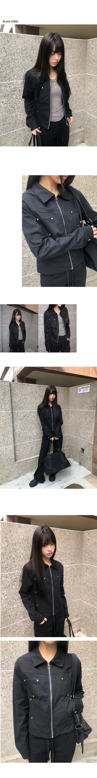 Reel Studded Point Cotton Jacket