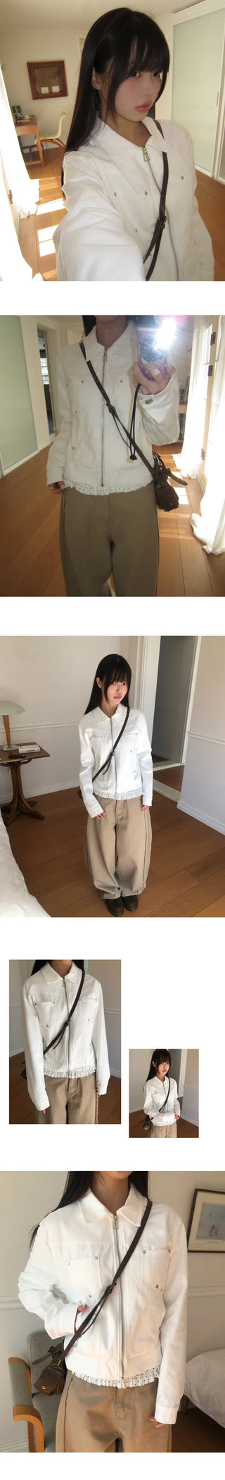 Toel Dot Frill Long Sleeve T-shirt