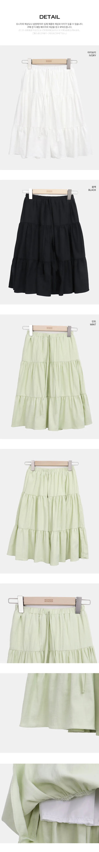 Narin Tiered Midi Skirt