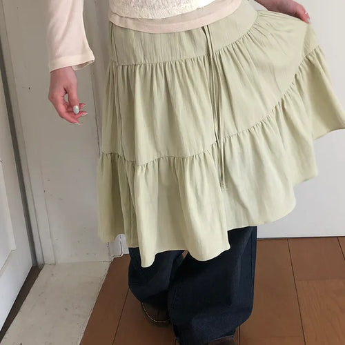 Narin Tiered Midi Skirt