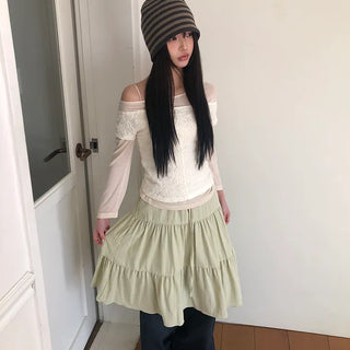 Narin Tiered Midi Skirt